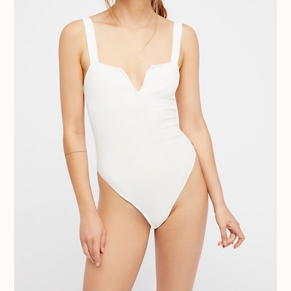 NWT Free People Pippa V-Wire Bodysuit
